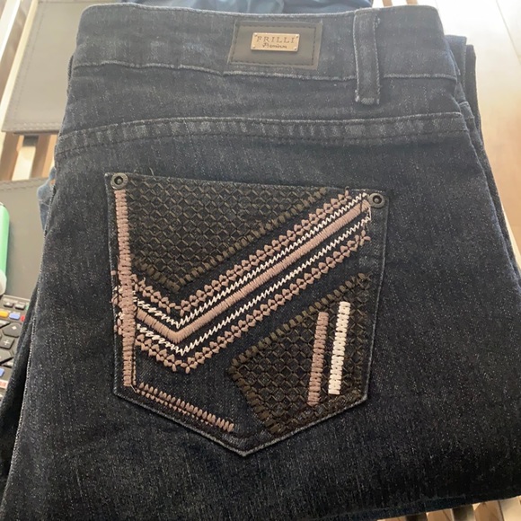 Frilli Premium Miss cocoa jeans  Size 13/14 Dark Denim, ladies jeans - Picture 1 of 4